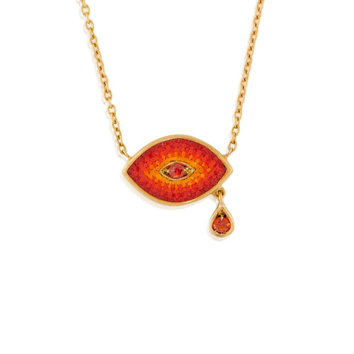 Pixel Necklace detail