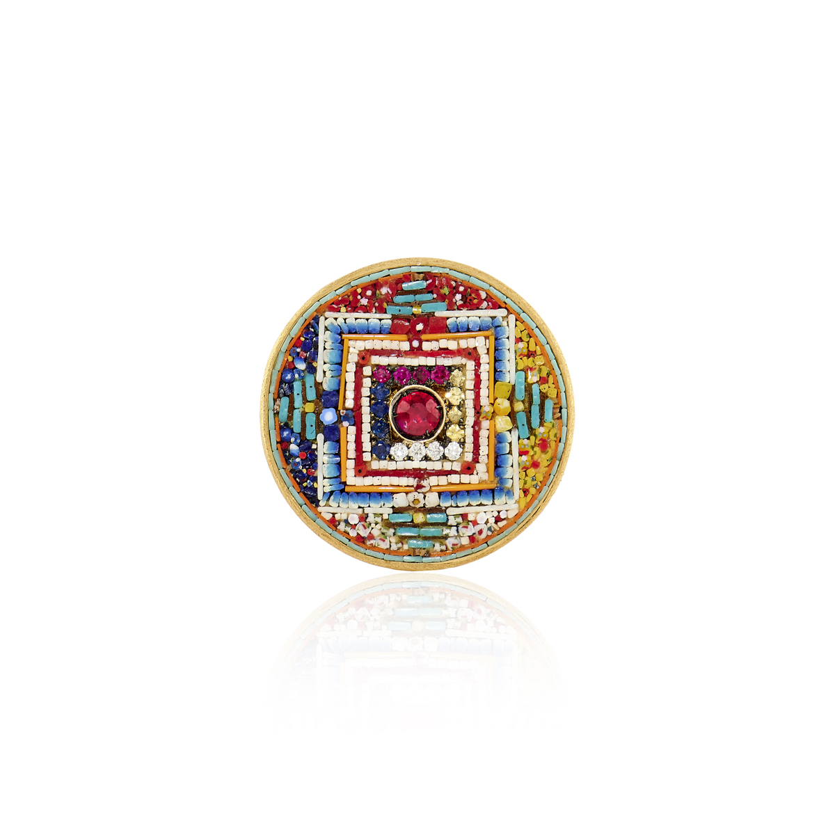 Mandala Ring top view