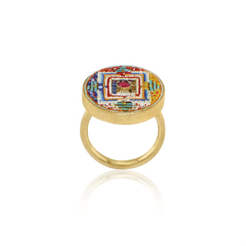 Mandala Ring front view