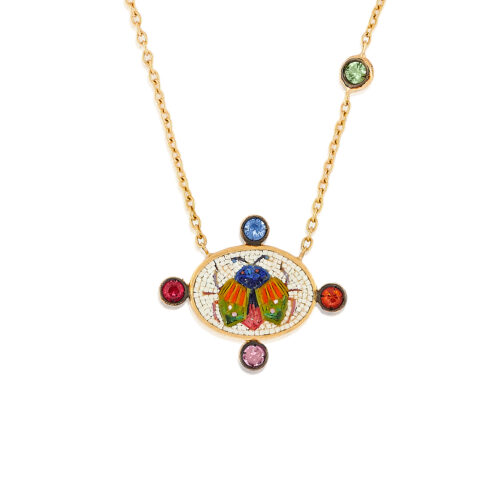 Beetle Necklace detail