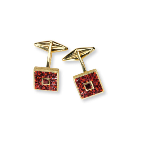Cassetta Cufflinks front view