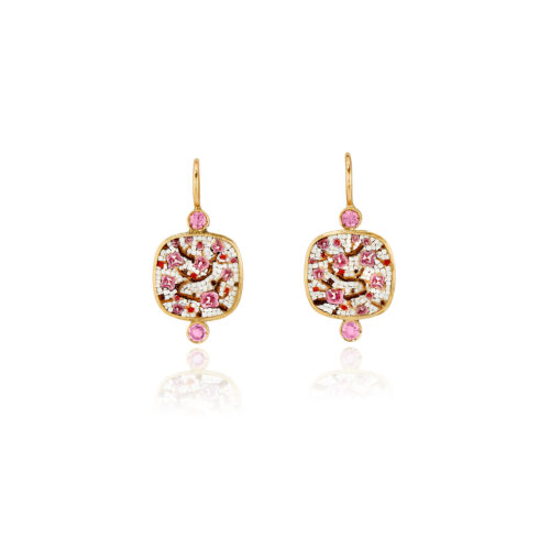 Cherry Blossom Earrings front view