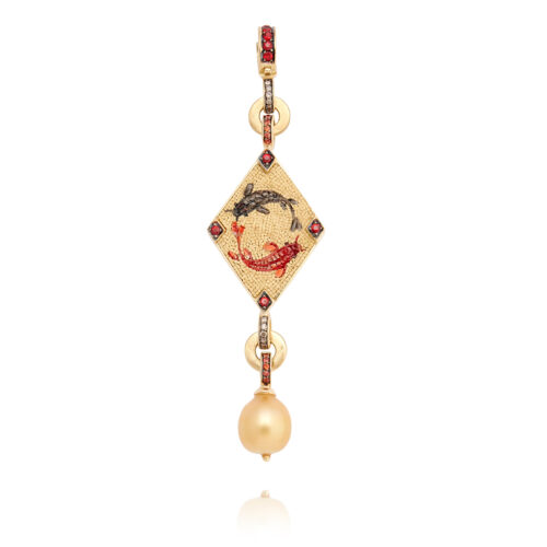 Koi Pendant front view