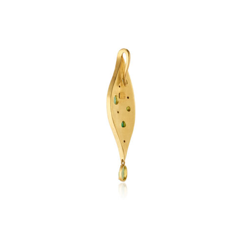 Leaf Pendant back view