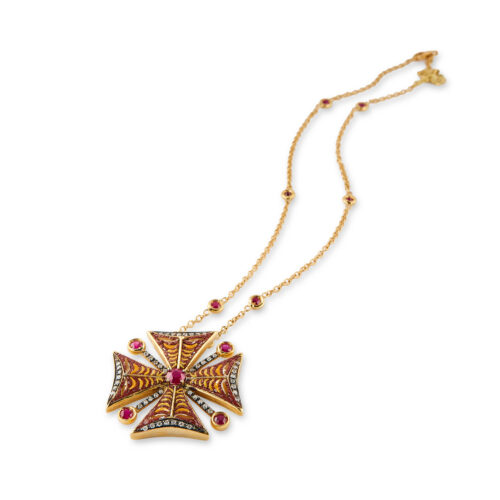 Malta Necklace side view