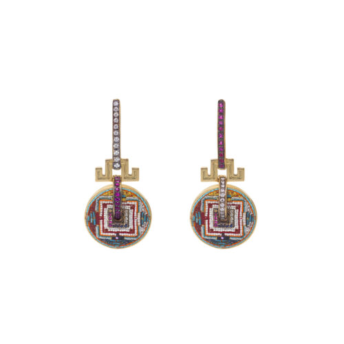 Mandala Dream Earrings front view