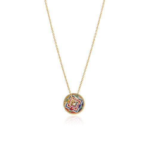 Mandala Necklace front view