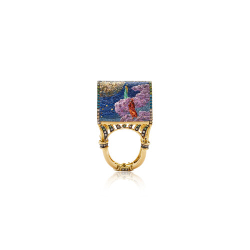 Scriptorium Ring front view