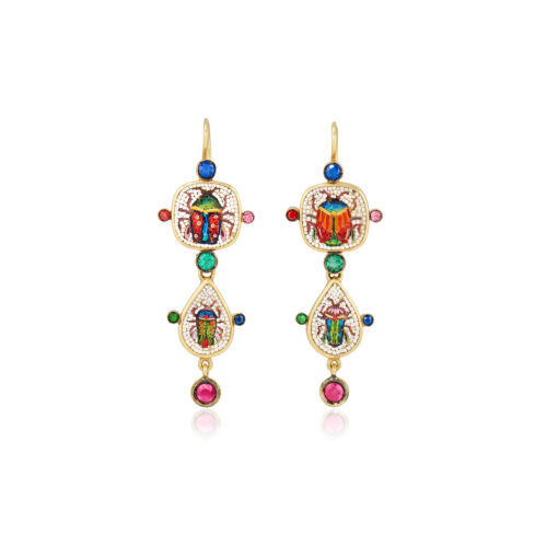 Shiva Earrings front view