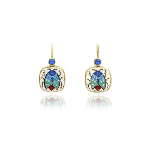 Beetle Earrings